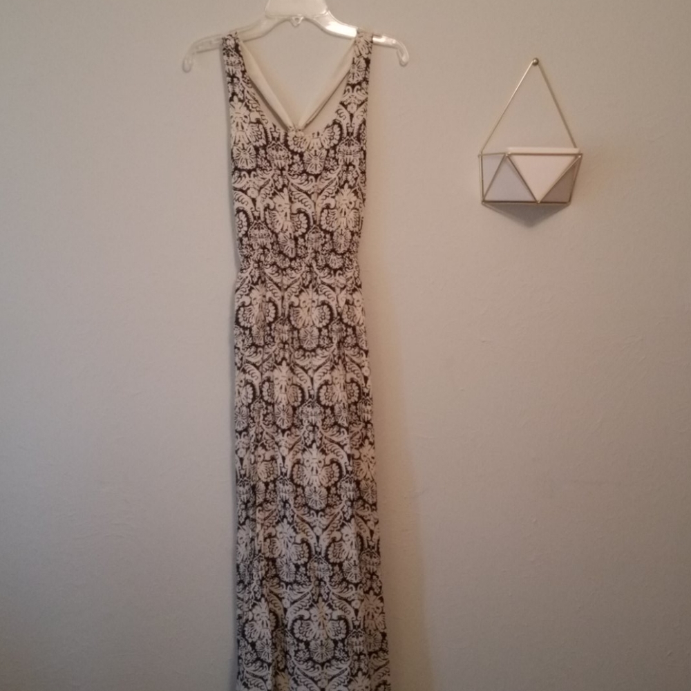 Paisley racer back style maxi dress